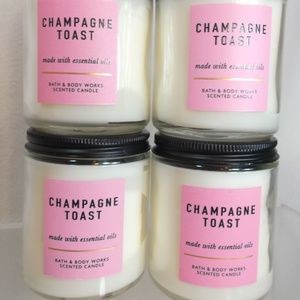4 B&BW Champagne Toast Single wick candles